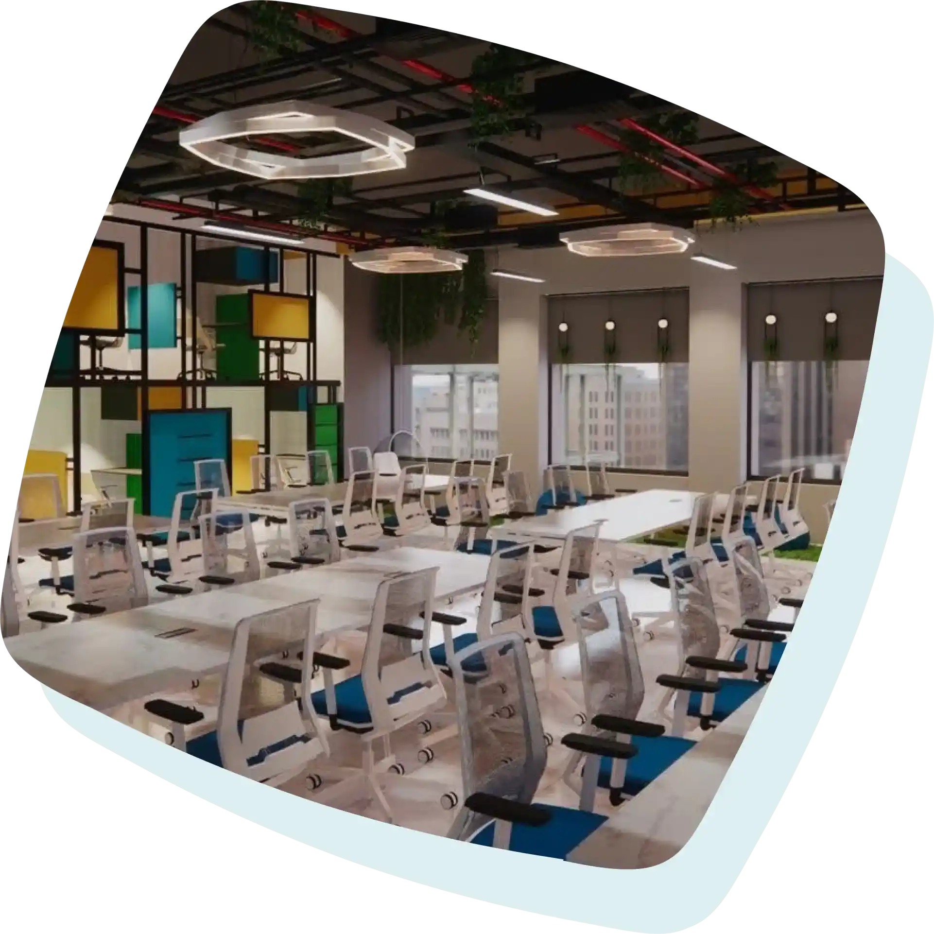 Twinhub shared space